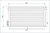 Радиатор кондиционера BMW 3 (E90/E91)/X1 (E84)/1.6-3.0D 04-16 (N47/N57/N55) Valeo 814012 (фото 1)