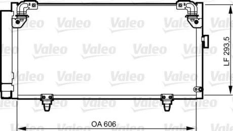 Радіатор кондиціонера VALEO Valeo 814314