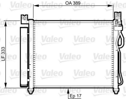 Радіатор кондиціонера VALEO Valeo 814346