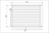 Конденсатор кондиционера BMW X5(E70,F15) "06-19 Valeo 814367 (фото 1)