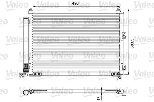 Радіатор кондиціонера VALEO Valeo 814403 (фото 1)