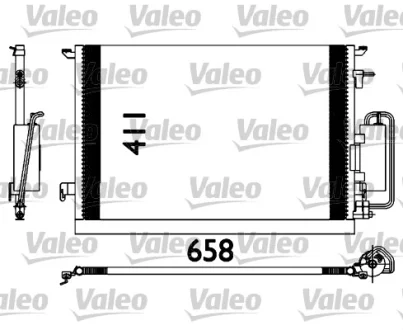 Радиатор кондиционера (Конденсор) Valeo 817647