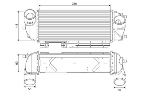 Інтеркулер Valeo 818368