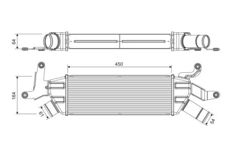 Інтеркулер Valeo 818370