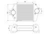 MAZDA Інтеркулер 6 2.0 TD 02-07 Valeo 818380 (фото 1)