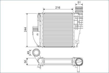 Інтеркулер Valeo 822927