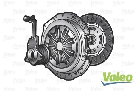 Комплект сцепления Renault Kangoo 1.5dCi 08- (d=215mm) z=26 (+выжимной) Valeo 834312