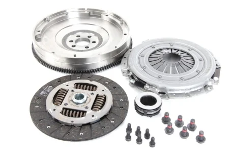 Демпфер + комплект сцепления + выжимной VW Passat/Audi A4/A6 1.9 TDI 95-01 Valeo 835012