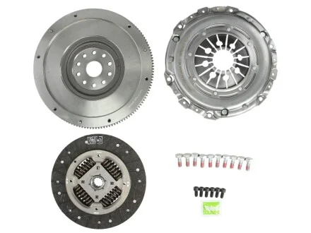 Демпфер (глухой) + комплект сцепления Opel Astra G/Vectra C 2.0DTI 99- (74kw)+ болты (d=228mm) z=14 Valeo 835049