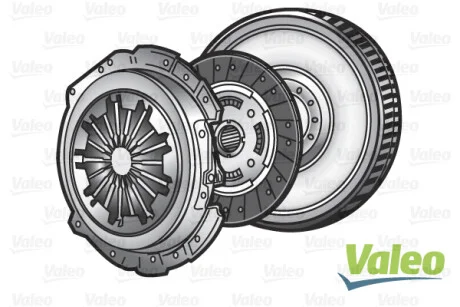 Демпфер + комплект сцепления Renault Megane II/III/Scenic II/III 1.9dCi 02- (d=239) z=21 Valeo 835152