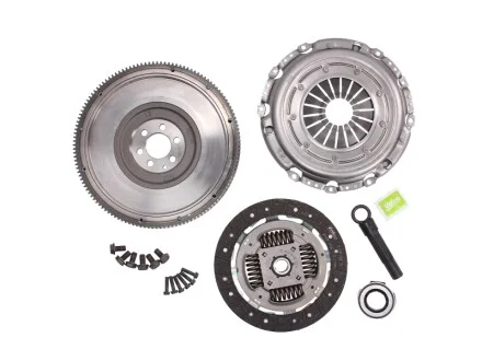 Демпфер + комплект сцепления VW Caddy III 2.0TDI 10-15/T5/T6 1.9TDI/2.0TDI 03- (+ выжимой) d=228mm Valeo 835159