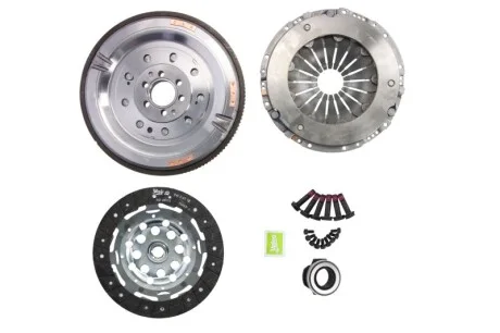 Демпфер + комплект сцепления VW Caddy 1.9TDI 77kw 04-10/Golf V 1.6TDI 66-77kw 03-08 (+ выжимной) Valeo 837073