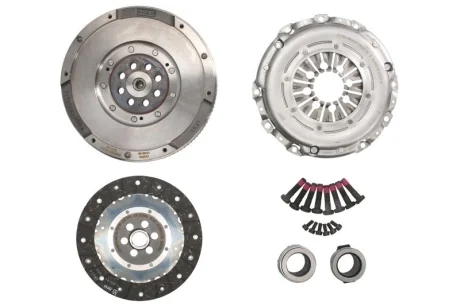 Демпфер + комплект сцепления + выжимной + вилка BMW 5 (E60) 05-09 M47/N47 Valeo 837086