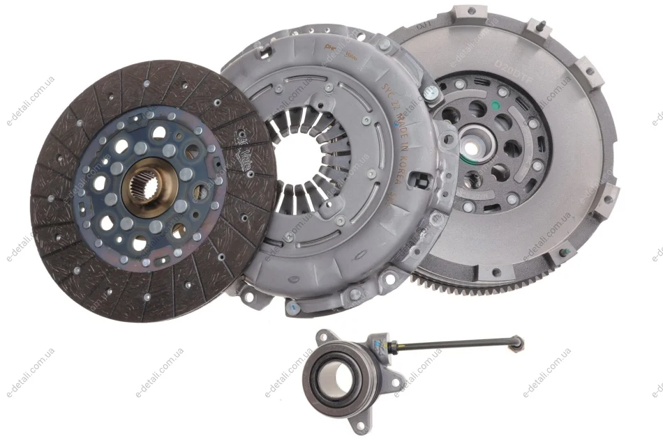 Демпфер + комплект сцепления SsangYong Korando 2.0 e-XDi 10- Valeo 837413 (фото 1)