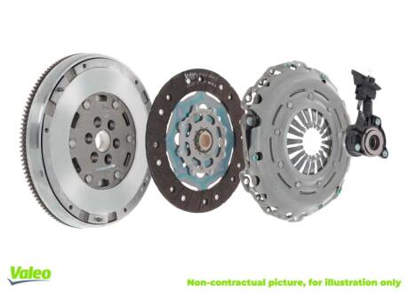 Комплект зчеплення з маховиком Caddy III/Golf V 1.9TDI 4WD 04-/Passat/Octavia II 2.0TDI (240mm23z) Valeo 837583