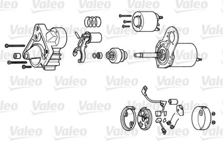 Стартер реставрація Valeo D6RA167