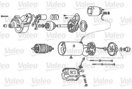 Стартер Valeo D7R37