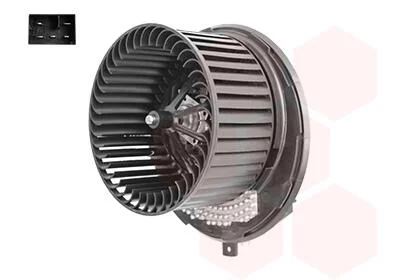 Вентилятор радіатора AUDI, VW (вир-во) Van Wezel 0332774