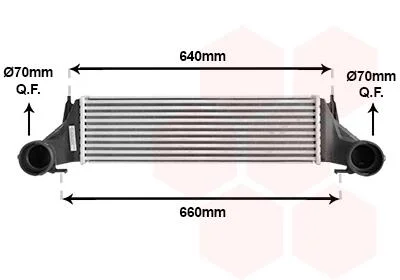 Інтеркулер BMW X5 E53 (вир-во) Van Wezel 06004421