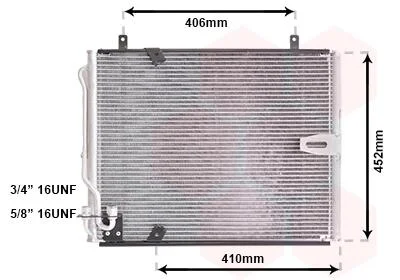 Конденсор кондиционера BMW 5/7 E34/E32 86-95 Van Wezel 06005183