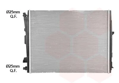 Радіатор охолодження двигуна BMW 3 G20 Van Wezel 06012758