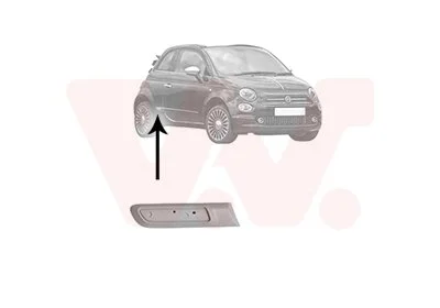Молдинг Right Rear Fiat 500 Van Wezel 1604430