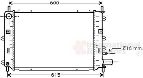 Радіатор охолодження ESCORT/ORION MT 90-95 Van Wezel 18002151