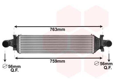 Інтеркулер MERCEDES-BENZ A-Series 1.5D 12- (вир-во) Van Wezel 30004659 (фото 1)