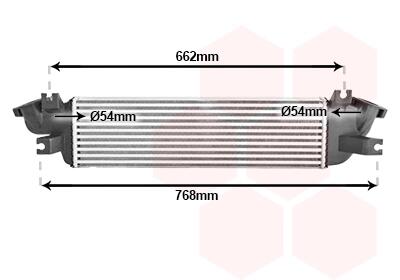 Інтеркулер MITSUBISHI L200 15+ Van Wezel 32014703