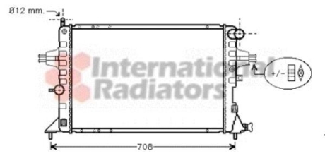 Радиатор охлаждения Van Wezel 37002293 (фото 1)