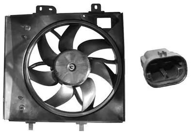 Вентилятор двигуна CITROEN C3/ PEUGEOT 207 2/06 > 15 Van Wezel 4029746