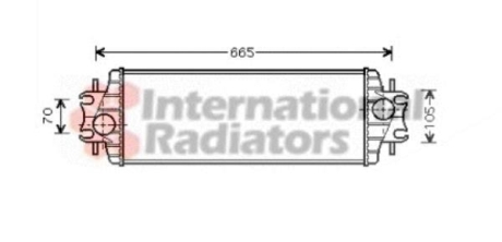 Радиатор интеркулера Van Wezel 43004328