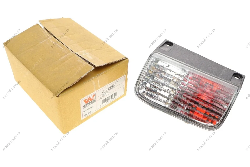 Ліхтар задній протитуманний Renault Trafic 01-06 (L) Van Wezel 4394929 (фото 1)