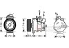 Компресор кондиціонера Audi Q7/A6 3.0TDi; VW Touareg 3.0TDi Van Wezel 5800K265 (фото 1)