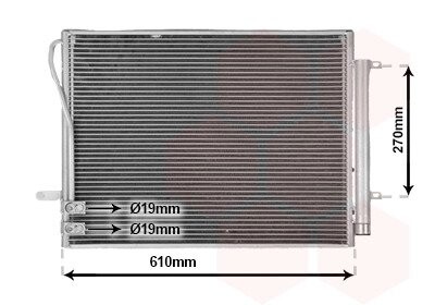 Радиатор кондиционера VOLKSWAGEN PASSAT B8 (14-) 1.8 TSI Van Wezel 58015714 (фото 1)