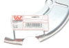 Защита тормозного диска Golf IV / Audi, Seat, Skoda FRONT LEFT (выр-во) Van Wezel 5888371 (фото 2)