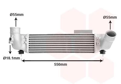 Интеркулер Sorento 06+ 2.5 CRDi (пр-во) Van Wezel 83004209
