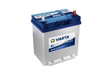 Аккумулятор 40Ah-12v ВD(A13) (187x140x227),R,EN330 Азия тонкие клеммы VARTA 540 125 033 (фото 1)