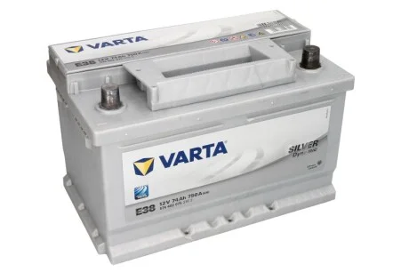 Аккумулятор 74Ah-12v SD(E38) (278x175x175),R,EN750 VARTA 574 402 075