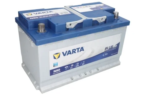 Акумулятор 80Ah-12v BD EFB (315х175х190), R, EN800 VARTA 580 500 080
