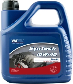 Масло моторное Vatoil SynTech 10W-40 (4 л) VATOIL 50029