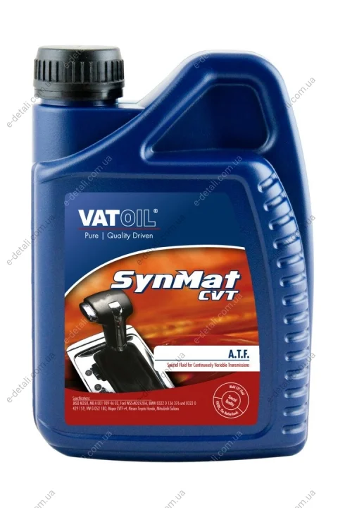Трансмиссионное масло Vatoil SynMat CVT синтетическое 1 л VATOIL 50265 (фото 1)