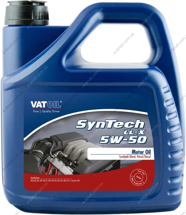 Масло моторное Vatoil SynTech LL-X 5W-50 (4 л) VATOIL 50398 (фото 1)