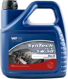 Масло моторное Vatoil SynTech LL-X 5W-50 (4 л) VATOIL 50398