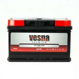 75 Ah/12V NEW!!!! Vesna Premium Euro(0) (низький) Vesna 415 075
