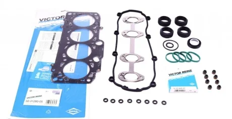 Комплект прокладок (верхний) VW Caddy 1.6i/BiFuel 04-15, CHGA/BGU/BSE/BSF VICTOR REINZ 02-31280-05