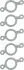 Комплект прокладок випускного колектора VOLVO 850,S70,V70 2,0-2,5 93-00 VICTOR REINZ 113498601 (фото 1)