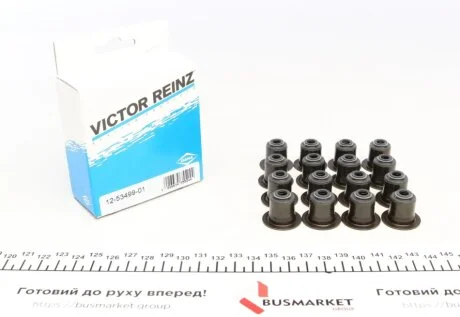 Сальник клапана Hyundai H-1 Cargo/Travel 2.5CRDi 08- (к-кт 16шт.) VICTOR REINZ 12-53499-01
