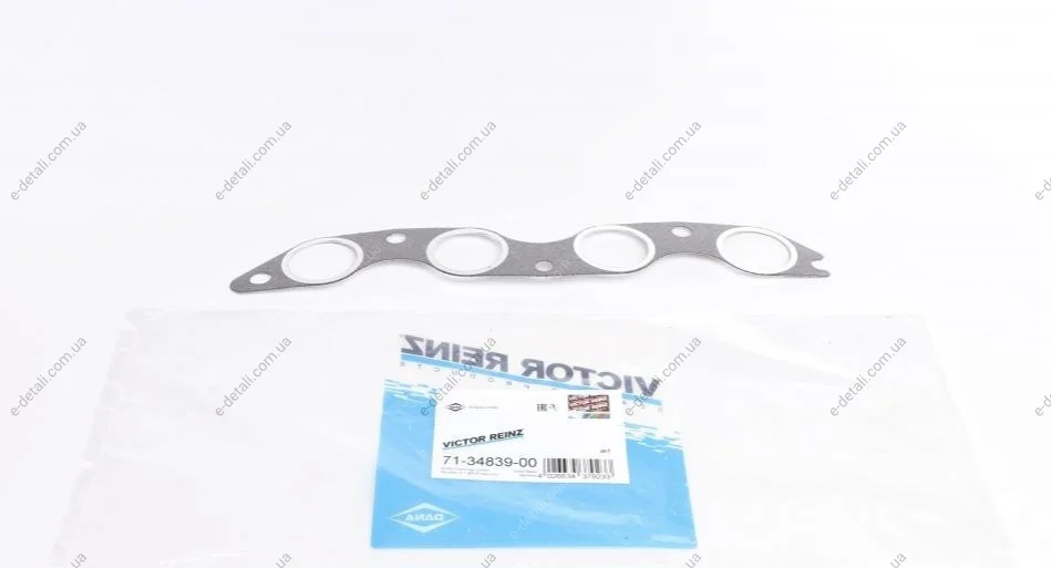 Прокладка колектора випускного Land Rover Freelander 1.8i 16V 98-06 VICTOR REINZ 713483900 (фото 1)