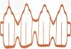Прокладка коллектора з незатверділої вулканізованої гуми VICTOR REINZ 714295400 (фото 1)